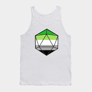 Aromantic Pride d20 Tank Top